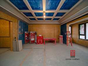 榮盛華府215平木工施工過程