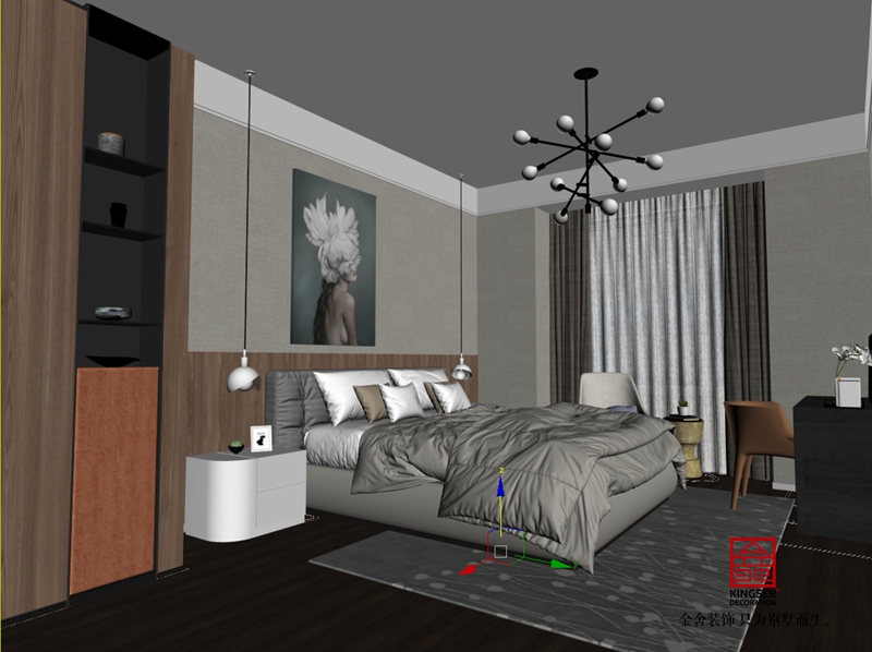 榮盛華府178現(xiàn)代風(fēng)格效果圖