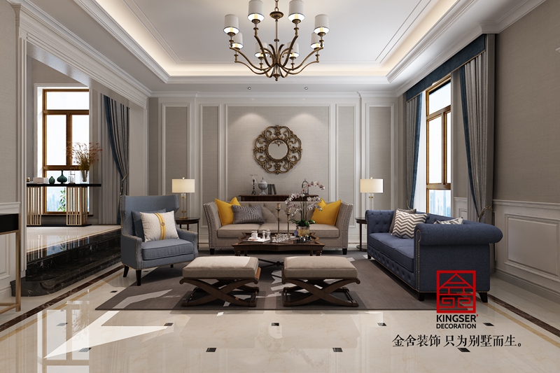 瑞府200平現(xiàn)代風格設計效果圖