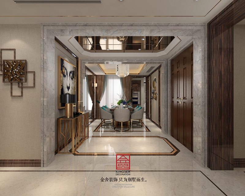 天山九峰290平港式風格設計效果圖