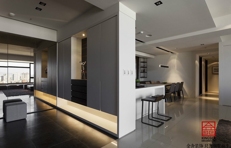 永和徐宅現(xiàn)代風格設計效果圖