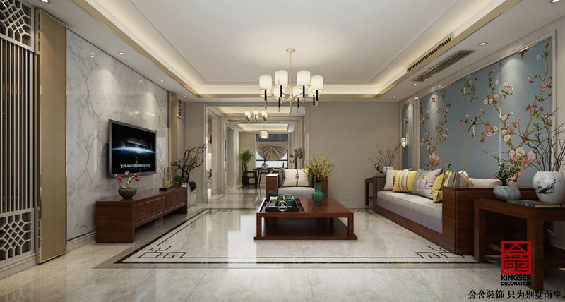 榮盛華府215新中式風(fēng)格效果圖