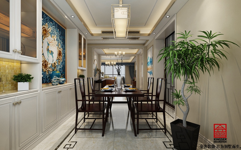 榮盛華府215新中式風(fēng)格效果圖