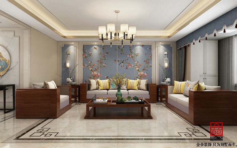 榮盛華府215新中式風(fēng)格效果圖