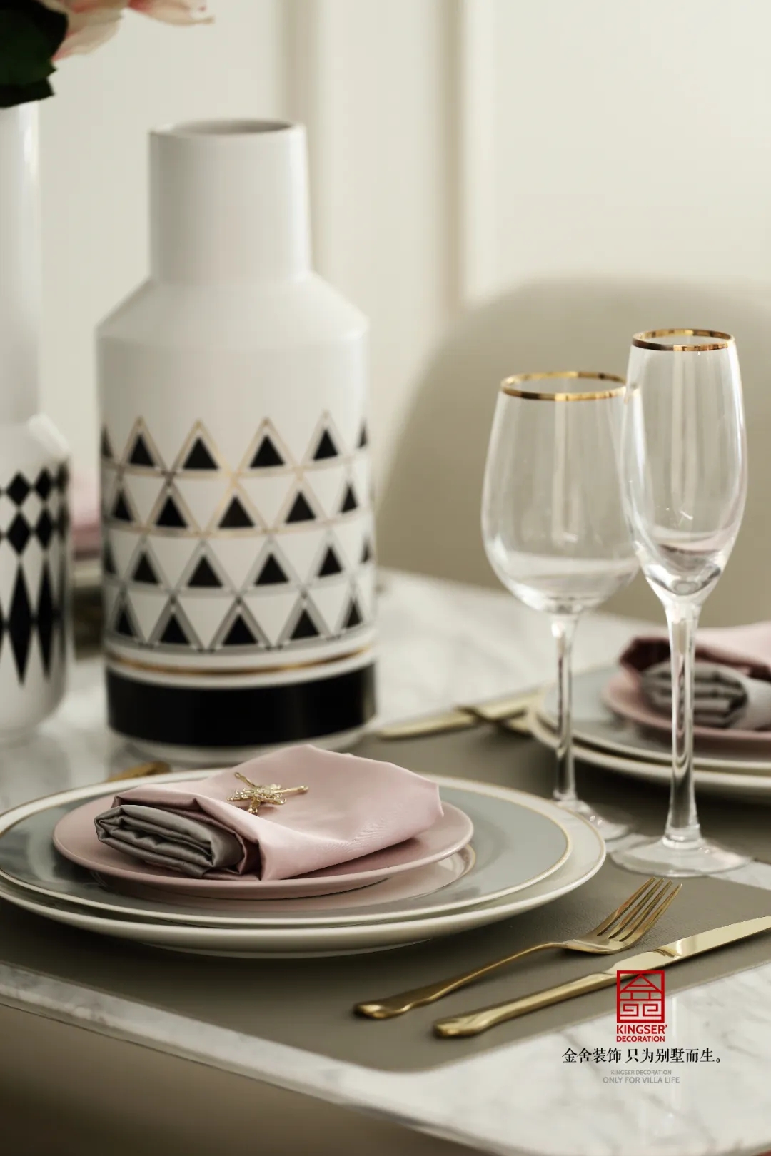 金舍裝飾現(xiàn)代輕奢實(shí)景作品