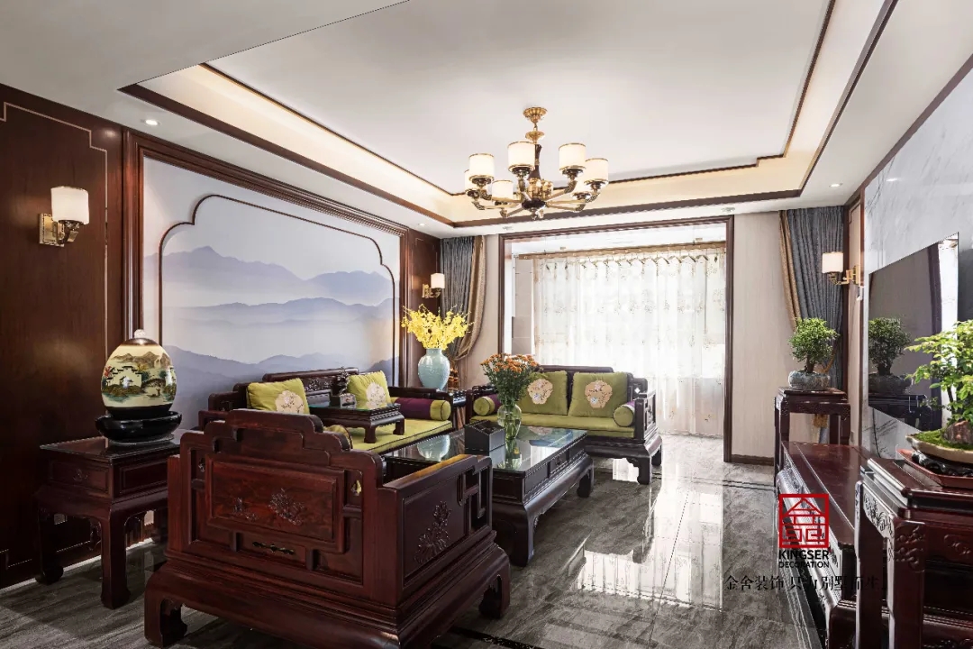 金舍裝飾新中式實(shí)景作品