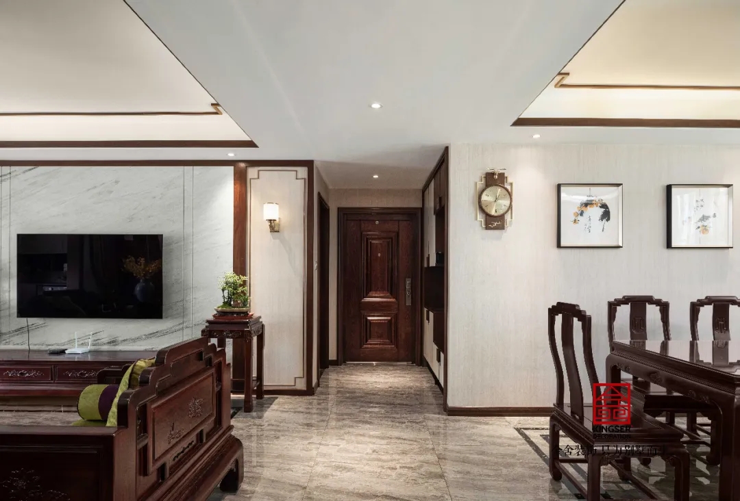 金舍裝飾新中式實(shí)景作品