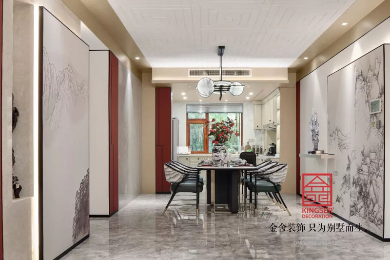 唐宮原著樣板間400平米中式風(fēng)格裝修實(shí)景圖