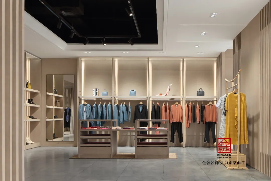 金舍裝飾服裝店工裝500平北歐風(fēng)格實(shí)景案例