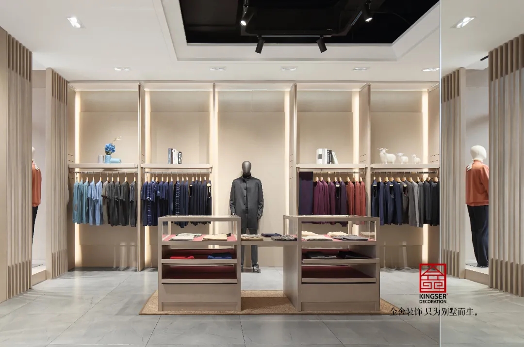 金舍裝飾服裝店工裝500平北歐風(fēng)格實(shí)景案例