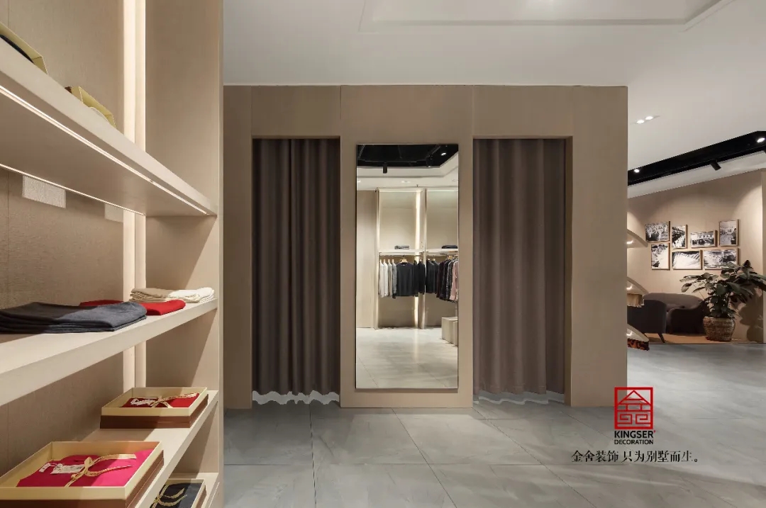 金舍裝飾服裝店工裝500平北歐風(fēng)格實(shí)景案例