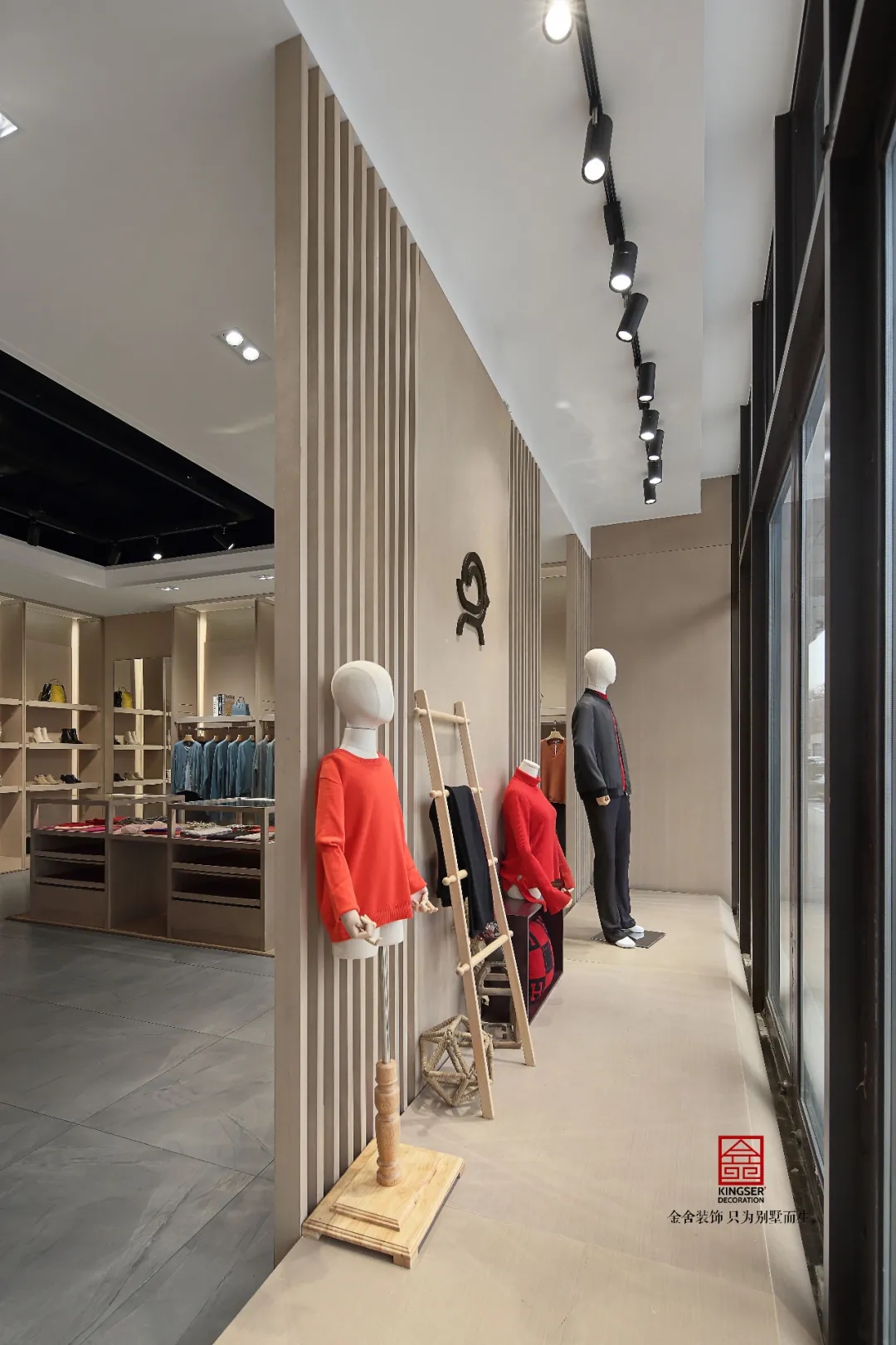 金舍裝飾服裝店工裝500平北歐風(fēng)格實(shí)景案例