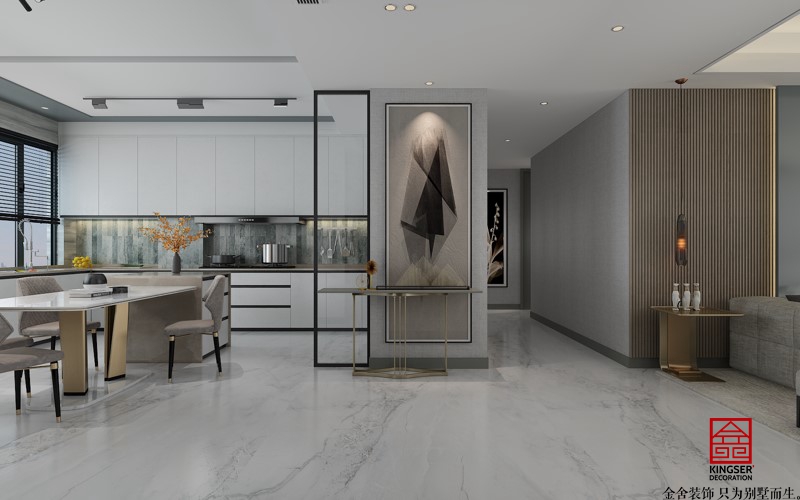 融創(chuàng)中心217平現(xiàn)代簡約風格案例