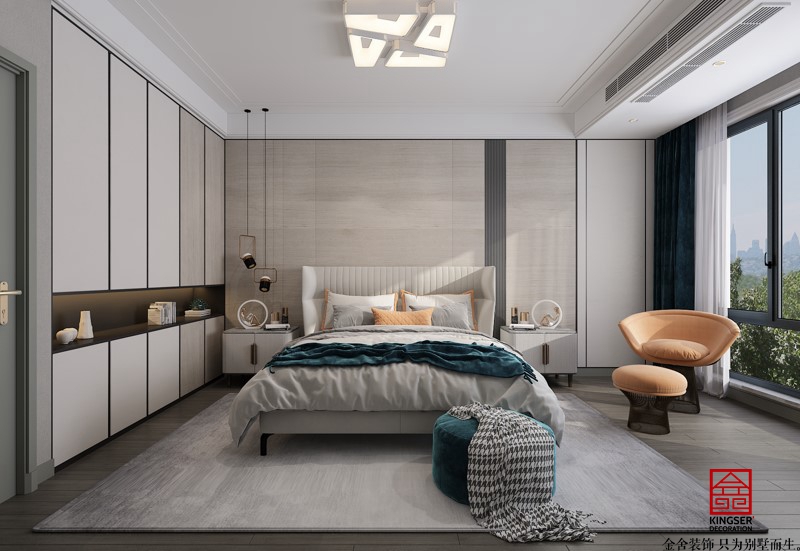 融創(chuàng)中心217平現(xiàn)代簡約風格案例
