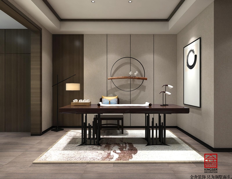 融創(chuàng)中心217平新中式風(fēng)格案例