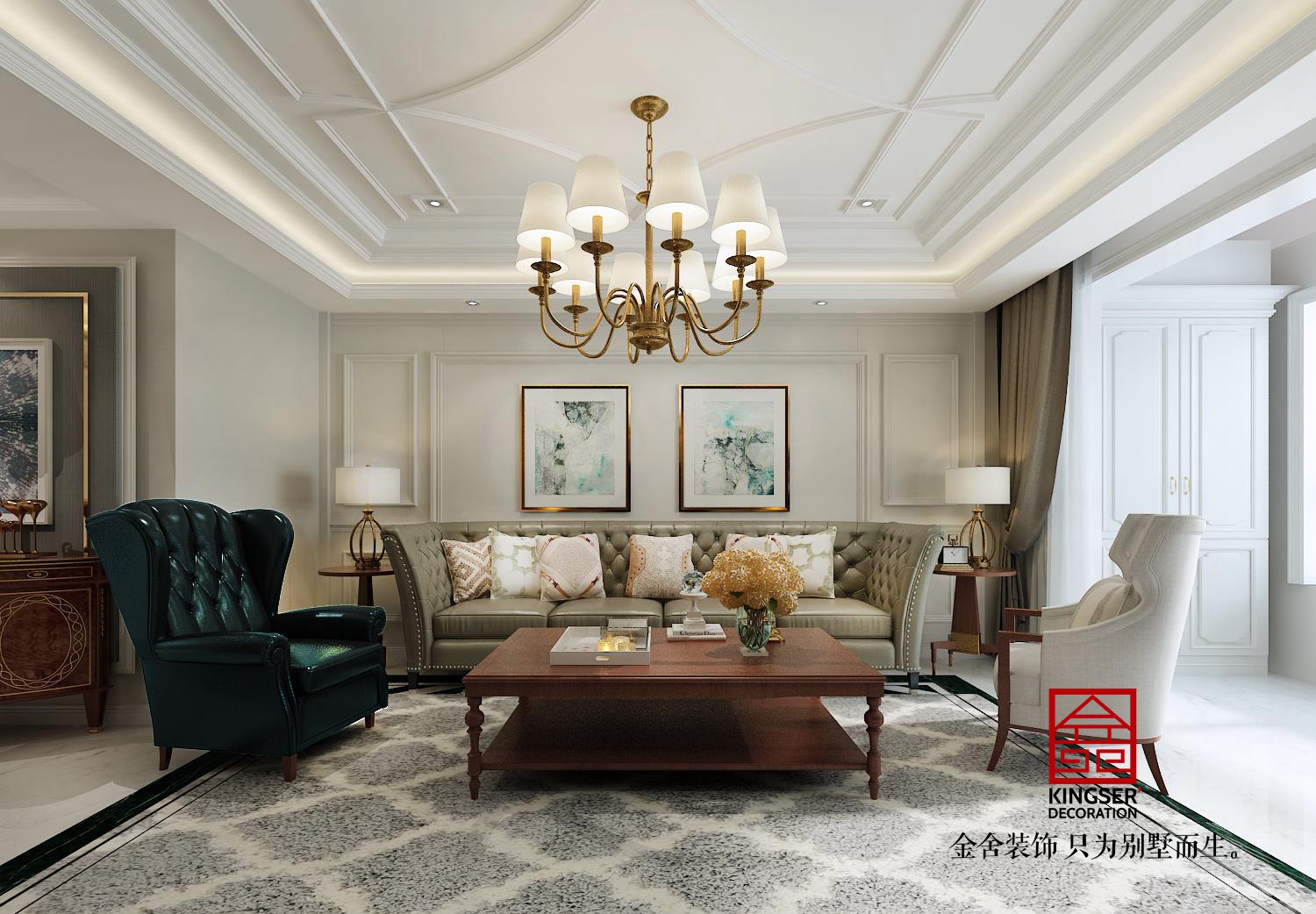 融創(chuàng)中心180平簡美風(fēng)格案例