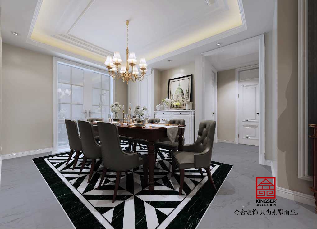 融創(chuàng)中心180平簡美風(fēng)格案例