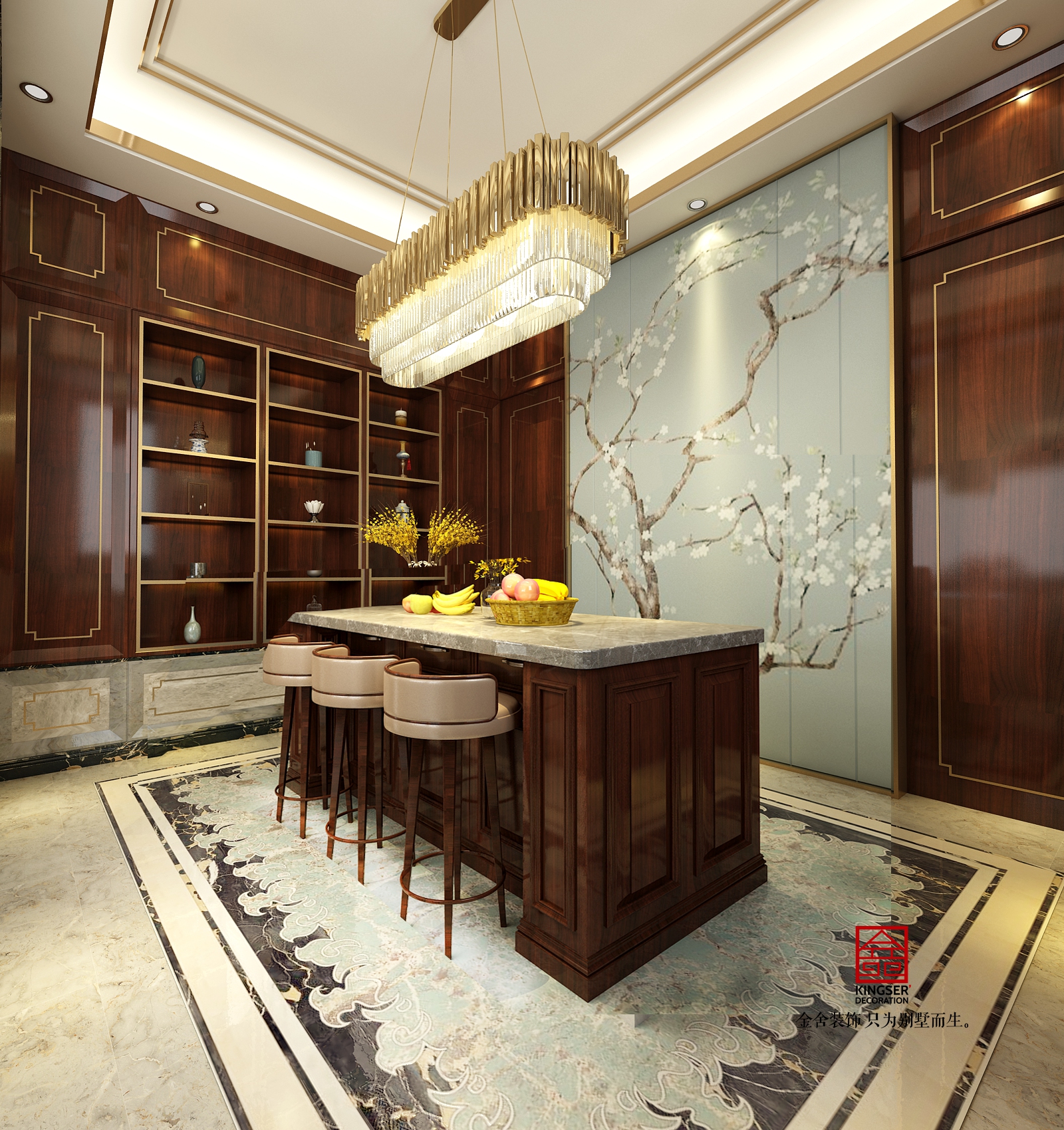 北苑800㎡別墅新中式風(fēng)格設(shè)計圖