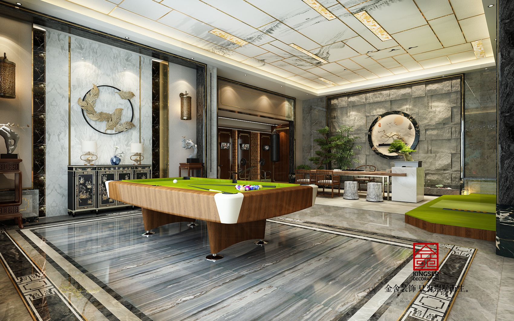 北苑800㎡別墅新中式風(fēng)格設(shè)計圖