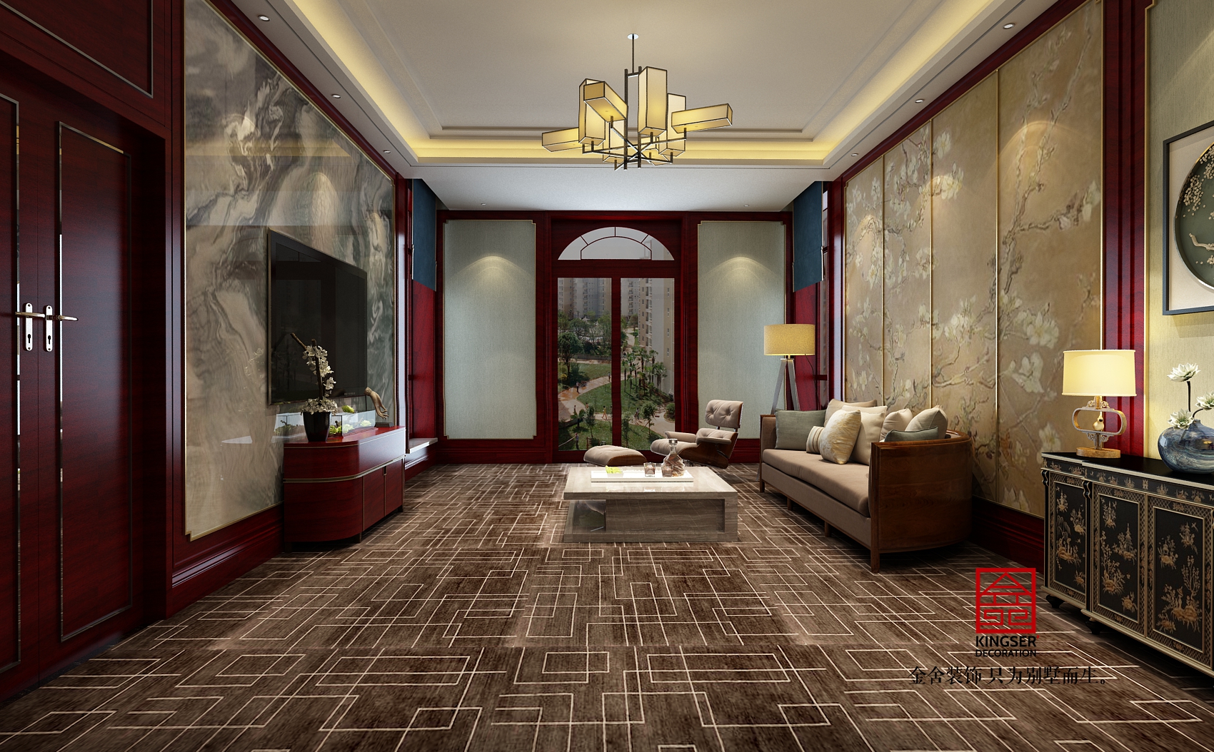 北苑800㎡別墅新中式風(fēng)格設(shè)計圖