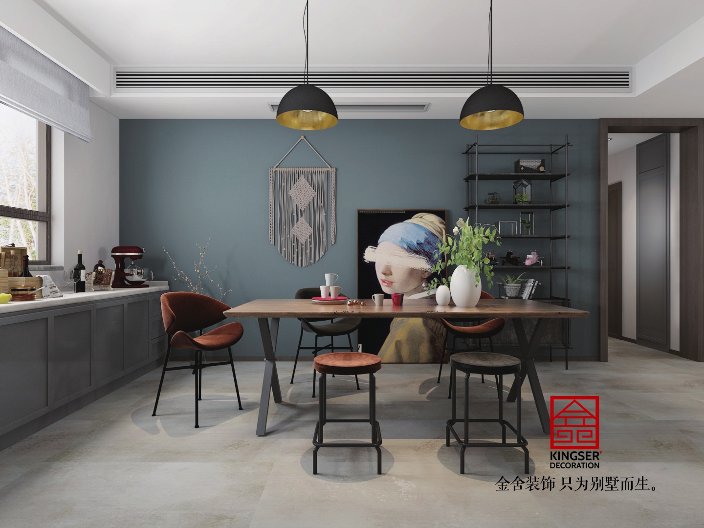 榮盛華府190平北歐風(fēng)格效果圖