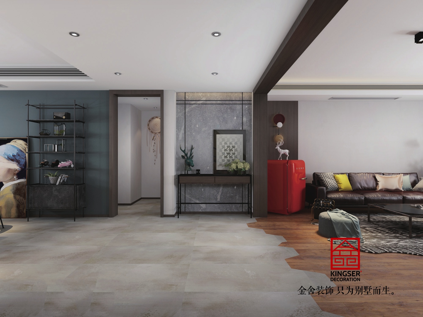 榮盛華府190平北歐風(fēng)格效果圖