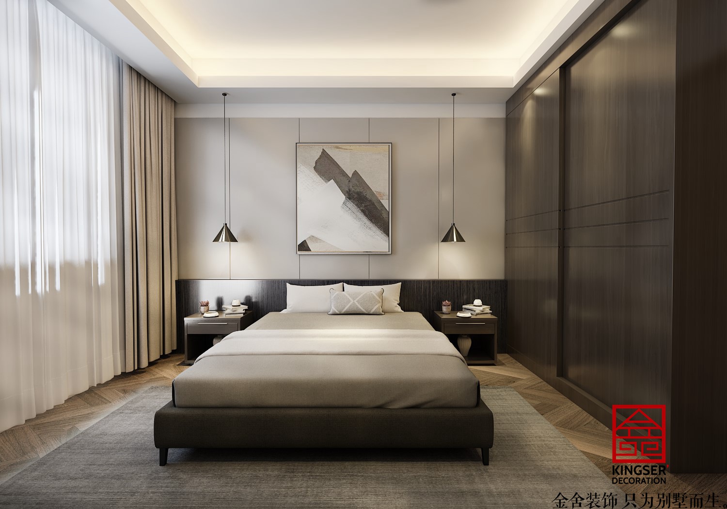 維多利亞三期156平現(xiàn)代簡(jiǎn)約風(fēng)格效果圖