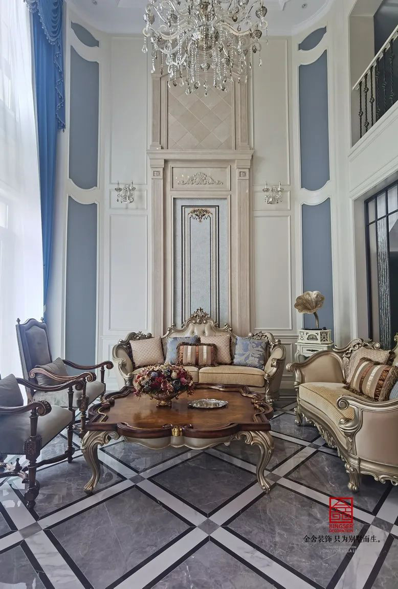 西山林語300㎡歐式風(fēng)格別墅裝修實(shí)景圖