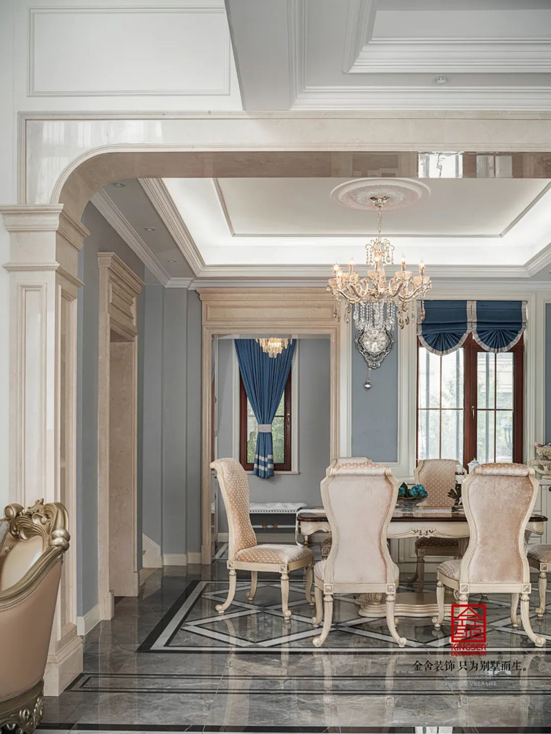 西山林語300㎡歐式風(fēng)格別墅裝修實(shí)景圖