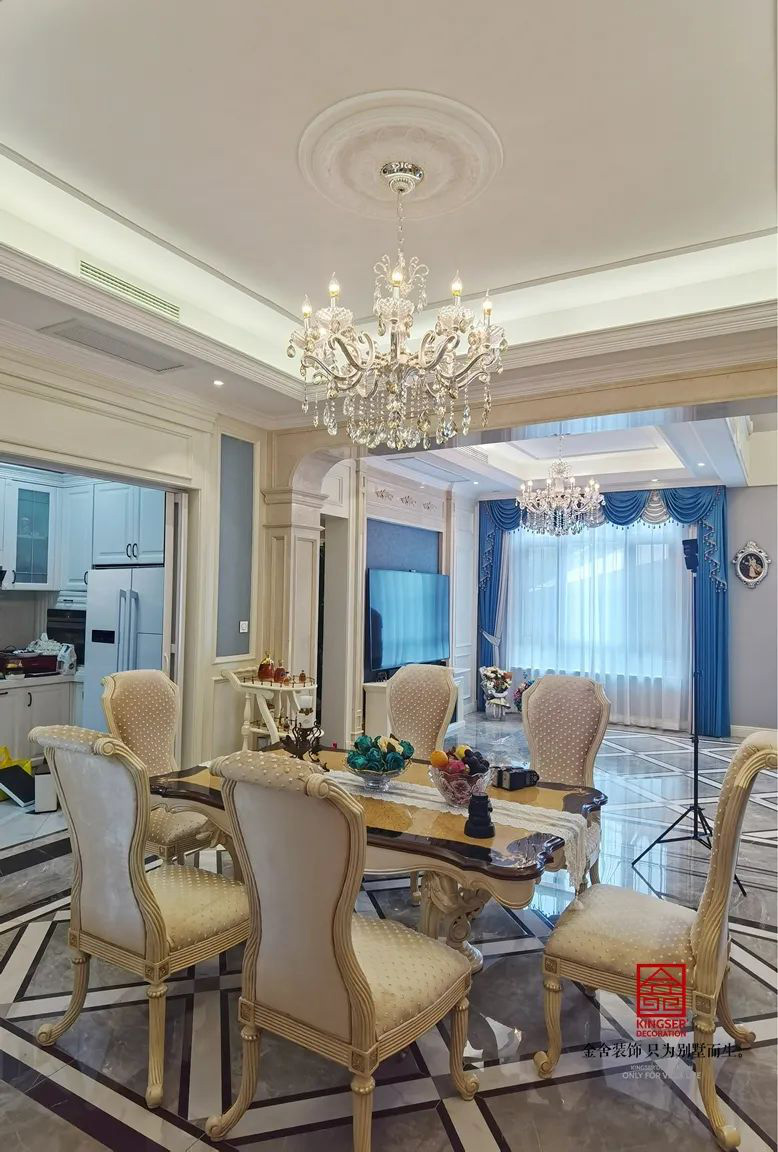 西山林語300㎡歐式風(fēng)格別墅裝修實(shí)景圖