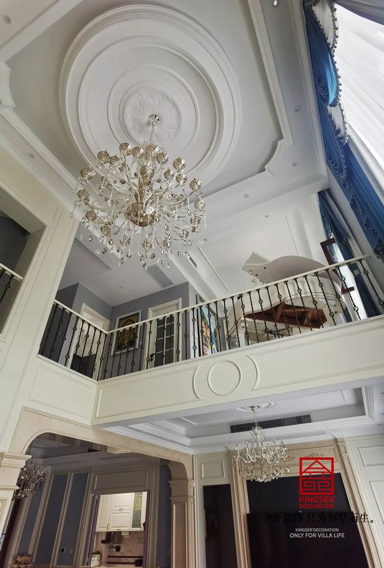 西山林語300㎡歐式風(fēng)格別墅裝修實(shí)景圖