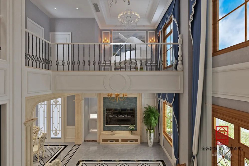 西山林語300㎡歐式風(fēng)格效果圖