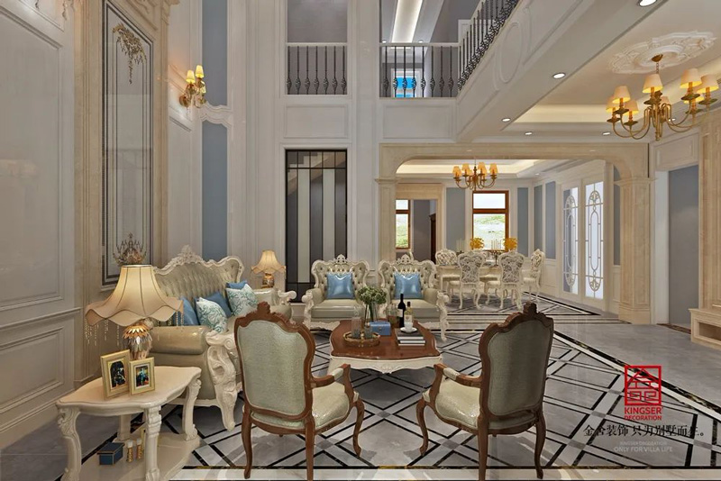 西山林語300㎡歐式風(fēng)格效果圖