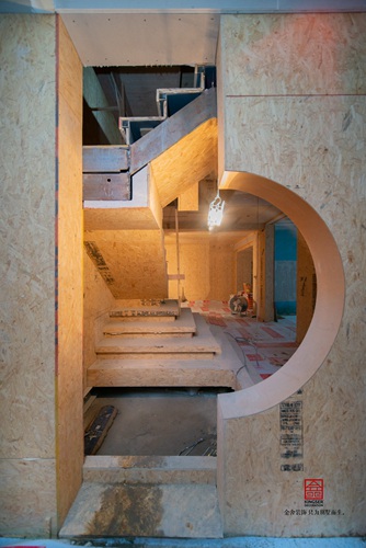 唐宮原著400平木工施工現(xiàn)場(chǎng)