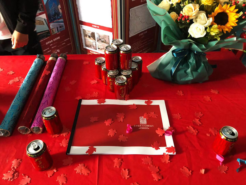 石家莊保利花園裝修施工現(xiàn)場(chǎng)