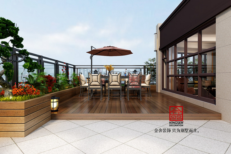 東南智匯城-現(xiàn)代風(fēng)格-頂層花園設(shè)計(jì)效果圖