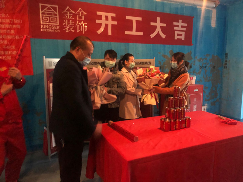 石家莊裝修工地|融創(chuàng)中心155平米現(xiàn)代簡約風格裝修施工