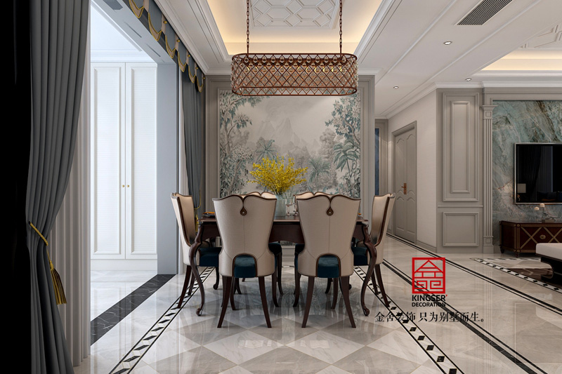 萬合名著-別墅裝修-效果圖