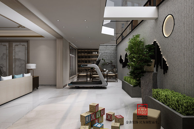 榮盛華府底躍裝修-新中式風(fēng)格-效果圖