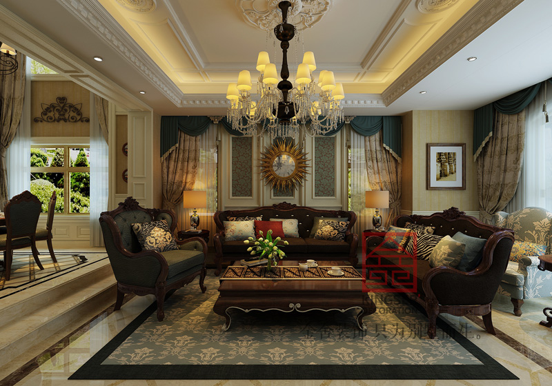 原河名墅-別墅裝修-現(xiàn)代簡(jiǎn)約風(fēng)格效果圖