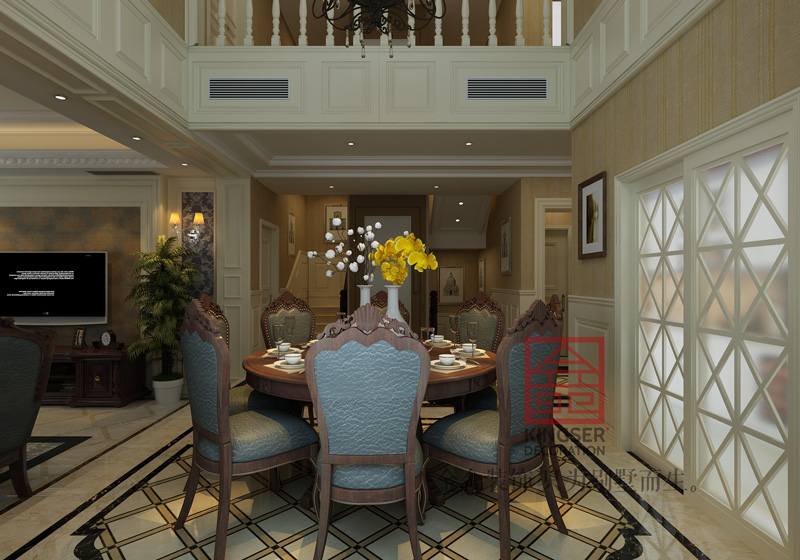 原河名墅-別墅裝修-現(xiàn)代簡(jiǎn)約風(fēng)格效果圖