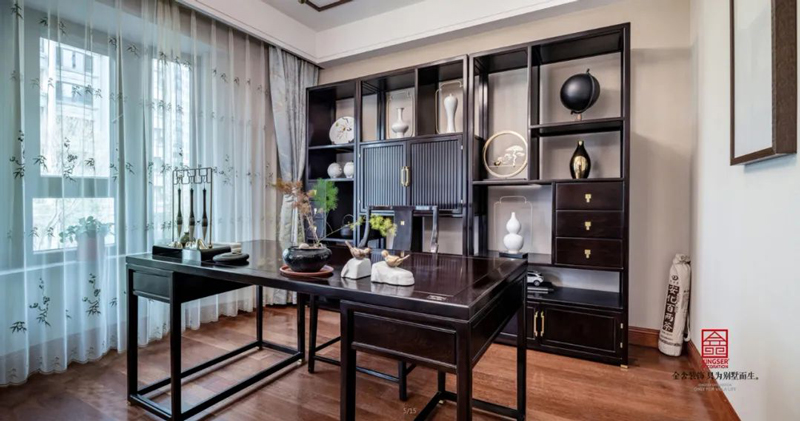 天山國(guó)賓壹號(hào)裝修-新中式風(fēng)格實(shí)景圖