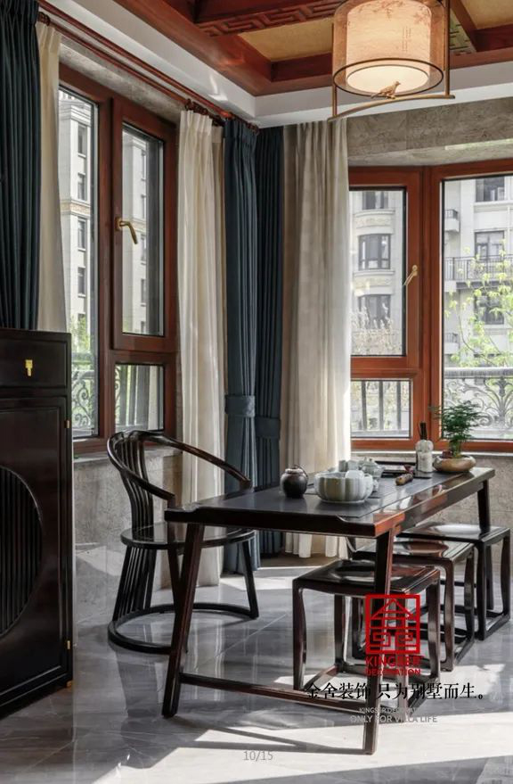 天山國(guó)賓壹號(hào)裝修-新中式風(fēng)格實(shí)景圖