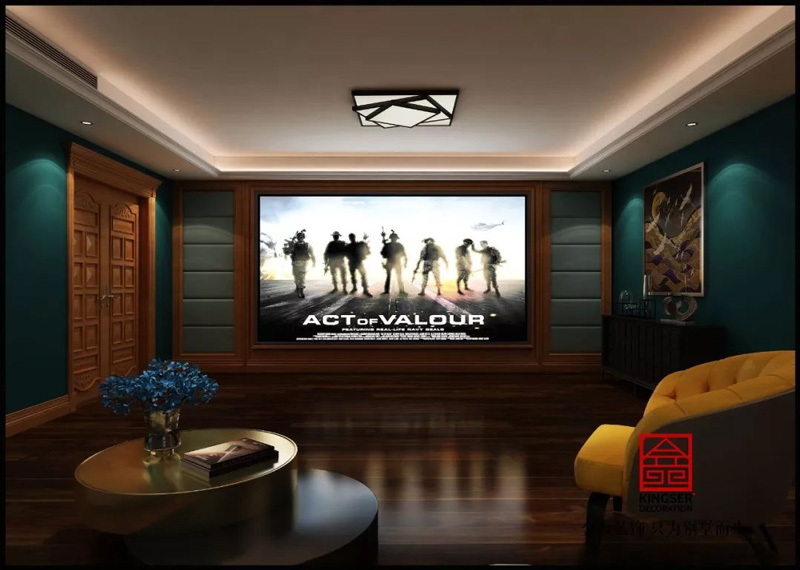 自建別墅800㎡裝修設計-簡約美式效果圖