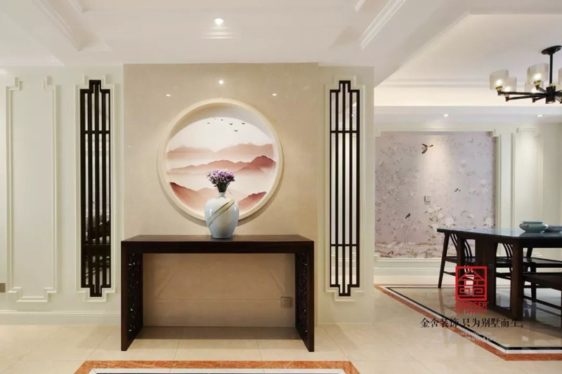 冀興尊園150㎡新中式風(fēng)格裝修設(shè)計(jì)實(shí)景圖