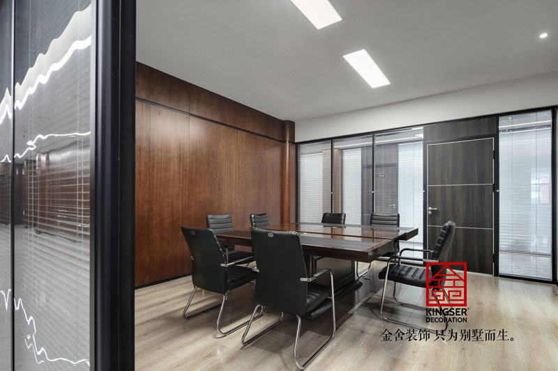 五合地產(chǎn)公司裝修2000平米中式風格實景圖  ?