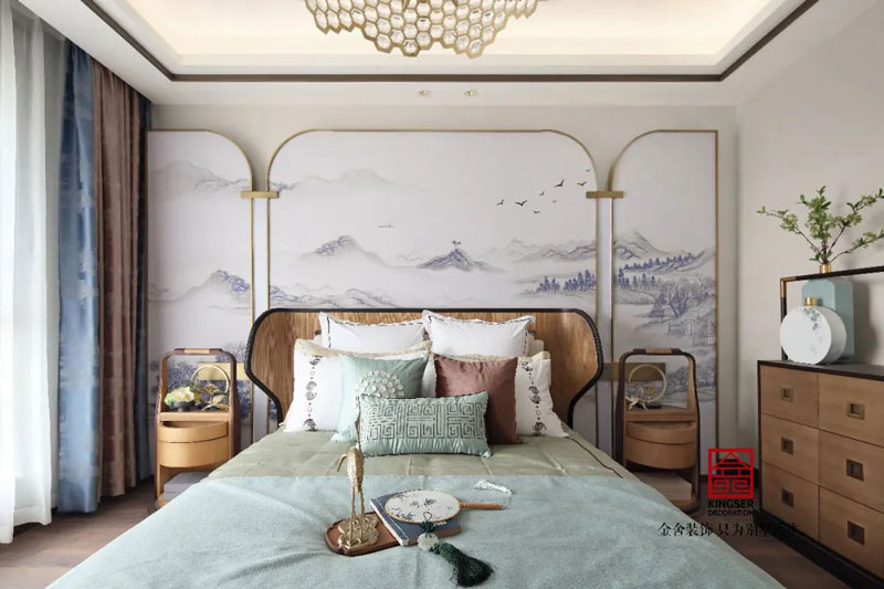 天海容天下樣板間裝修新中式風(fēng)格實(shí)景圖