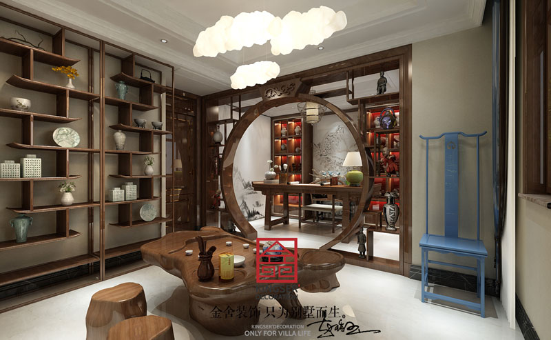 未來花郡裝修-新中式風格-效果圖