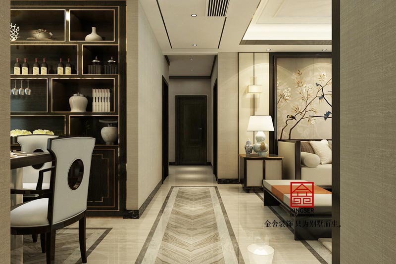 德賢公館138平米裝修設(shè)計中式風(fēng)格效果圖