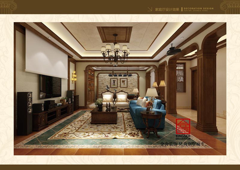 西山林語(yǔ)別墅裝修效果圖